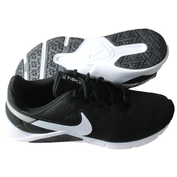 Nike Men's Legend Essential 2 Workout Training Shoes Black White Sizes NIB - Picture 2 of 5